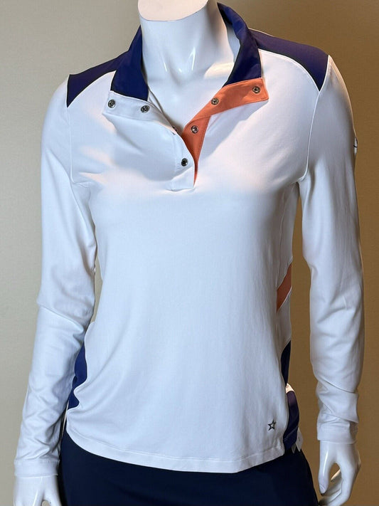 Lohla Sport Women’s Top Sz M/L Golf Sweatshirt .