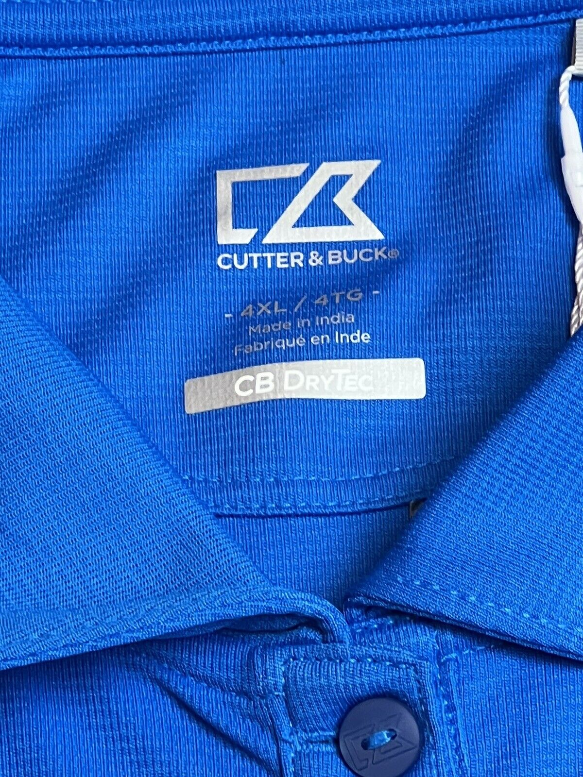 CB Cutter & Buck Women’s Golf Shirt Sz 4XL Blue