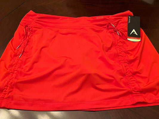 ANTIGUA Women’s Red Golf SKIRT-SHORTS Sz XL