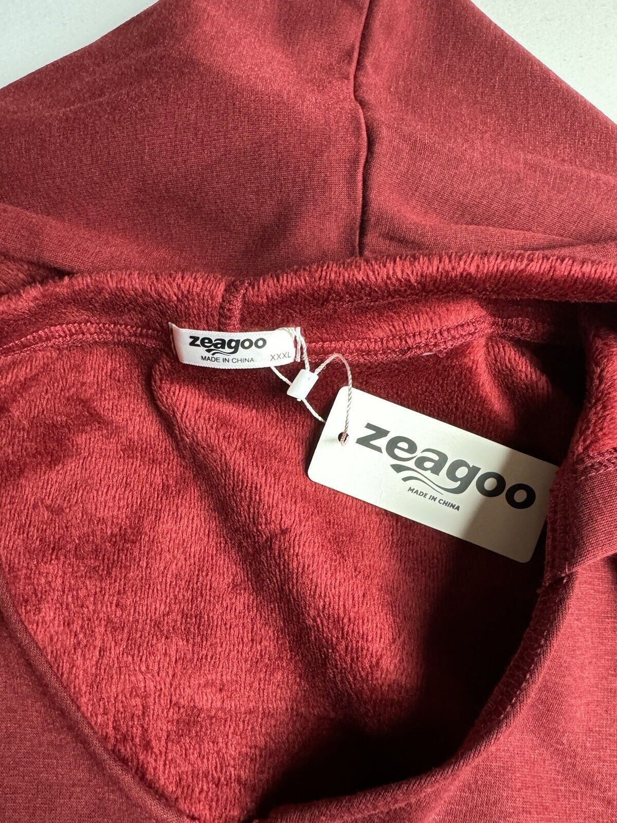 Zeagoo Women's Fleece Zip up Hoodies Maroon Sz 3XL. (71)