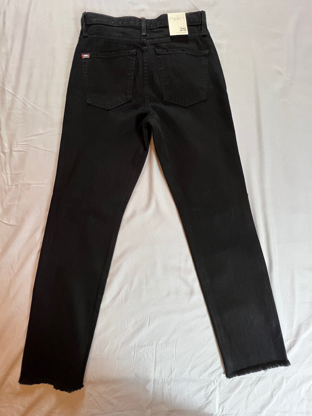 Alice + Olivia Women’s Black Stretch Jeans Sz 25 $265 MSRP