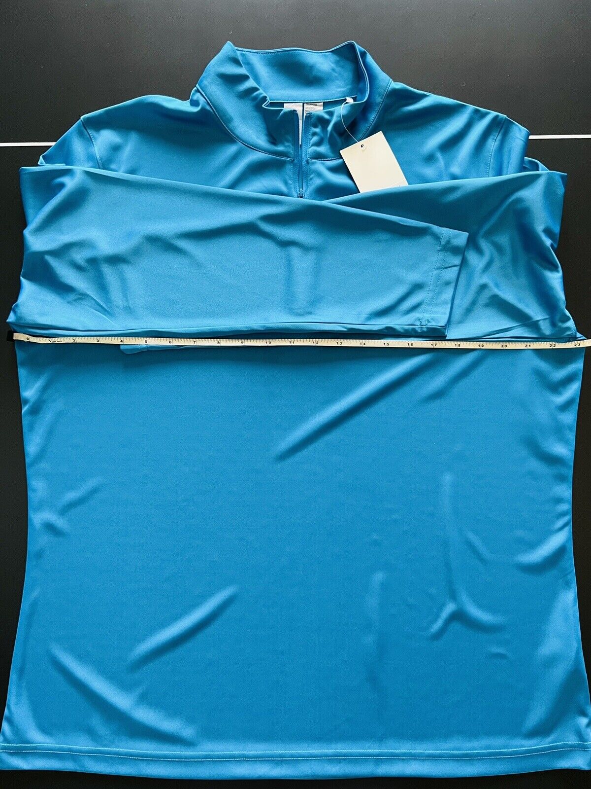 Clique Women's Top Long Sleeve Golf Shirt Blue Sz 2XL