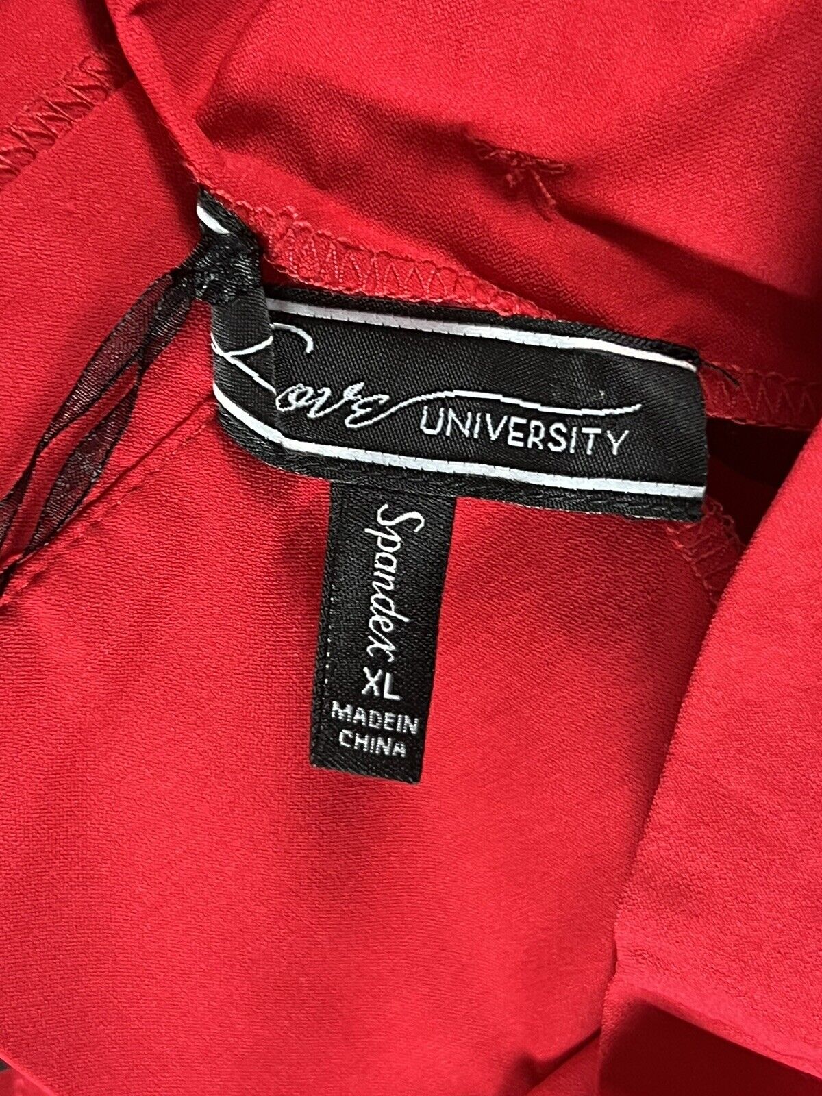 Love University Women’s Red Dress Pant Size XL