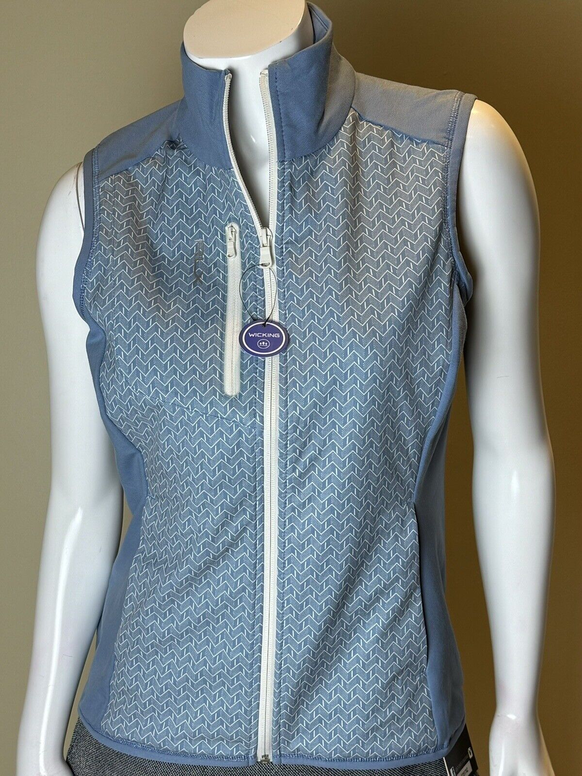 Ralph Lauren RLX Women’s Golf Vest Size S Blue (56)