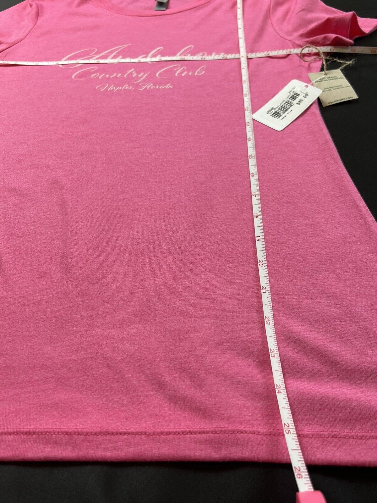 Audubon Country Club Golf Women’s Golf T-Shirt Size M Pink