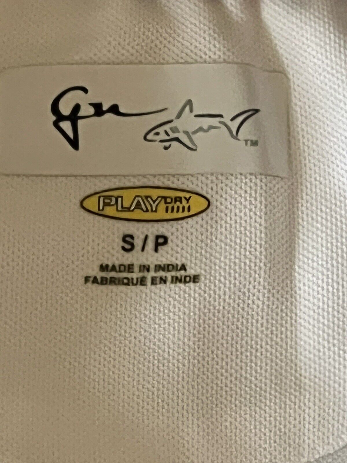 Greg Norman Women's Golf Polo Shirt White Sz S