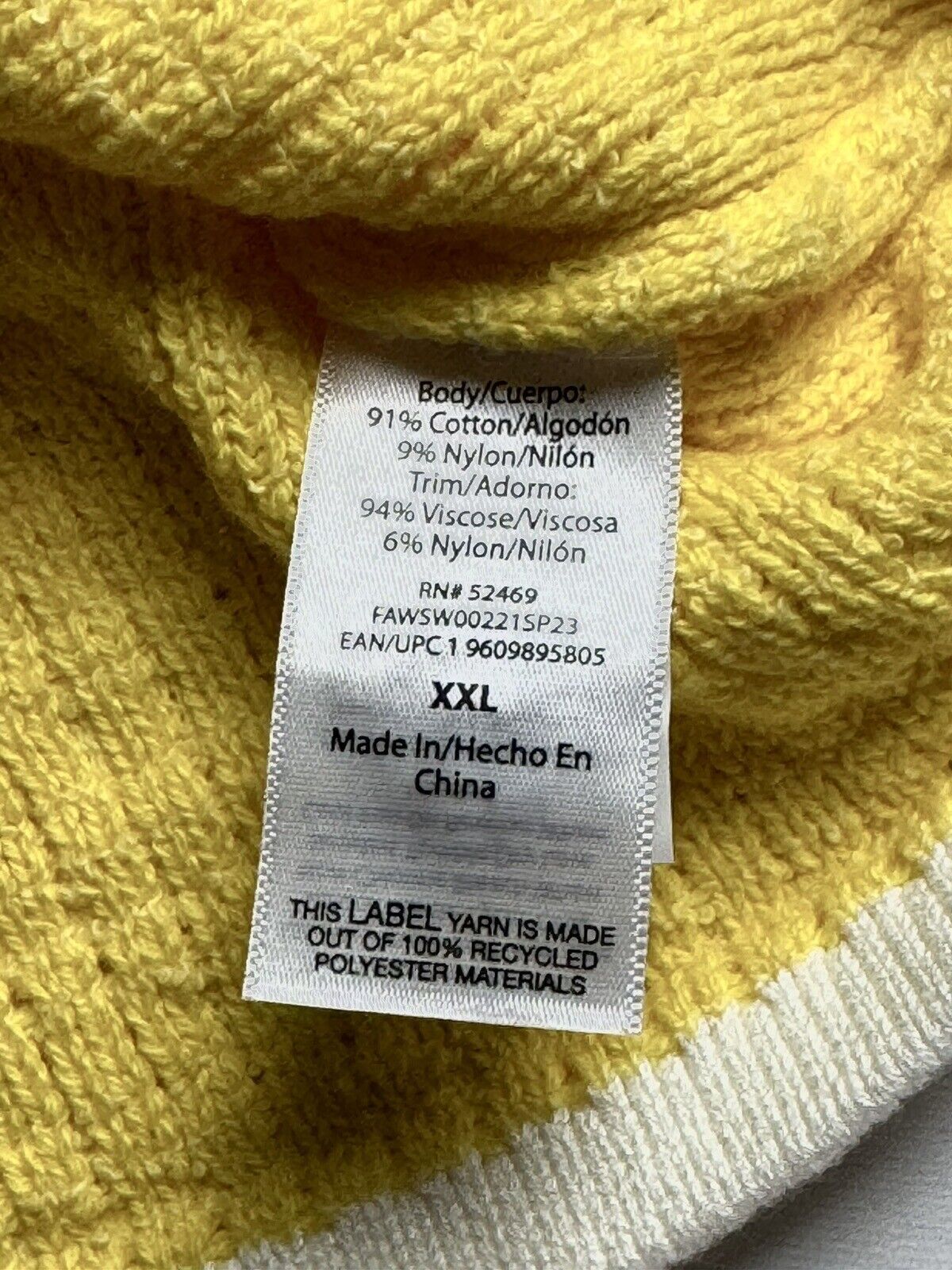 Free Assembly Women’s Tweed Yellow Dress Sz 2XL (66)