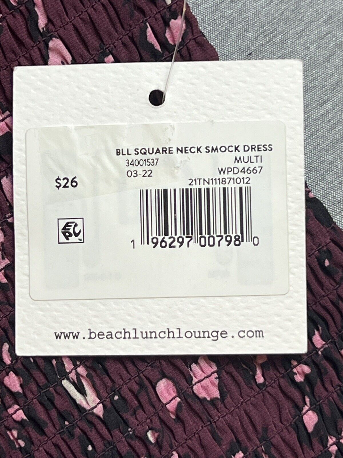 Beach Lunch Lounge Women’s Khaleesi Square Neck Dress Size 2XL (3)