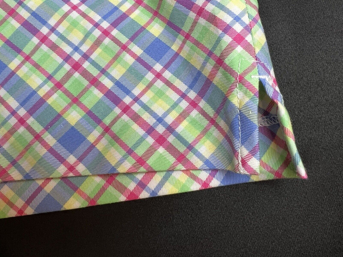 Greg Norman Women’s Athletic Golf Skort Skirt Sz 4 Multicolor Plaid