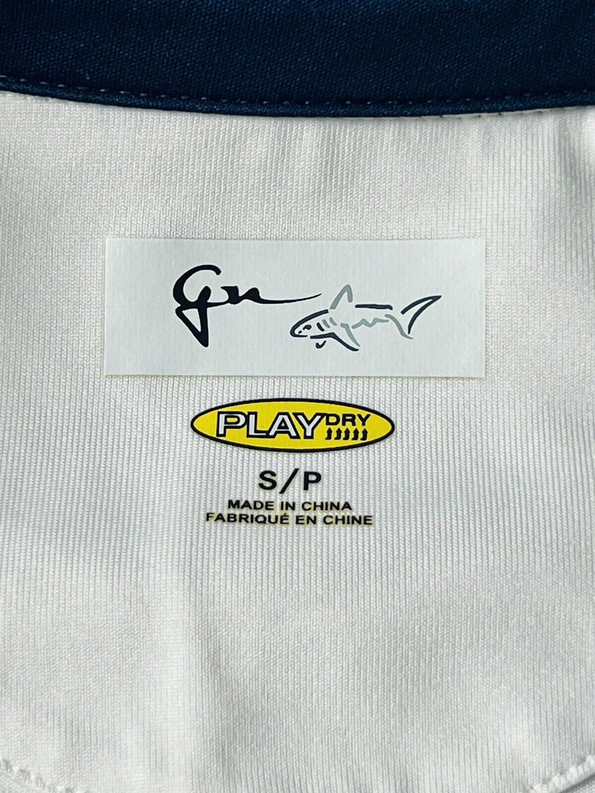 Greg Norman Women's Golf Polo Shirt White Top Sz S