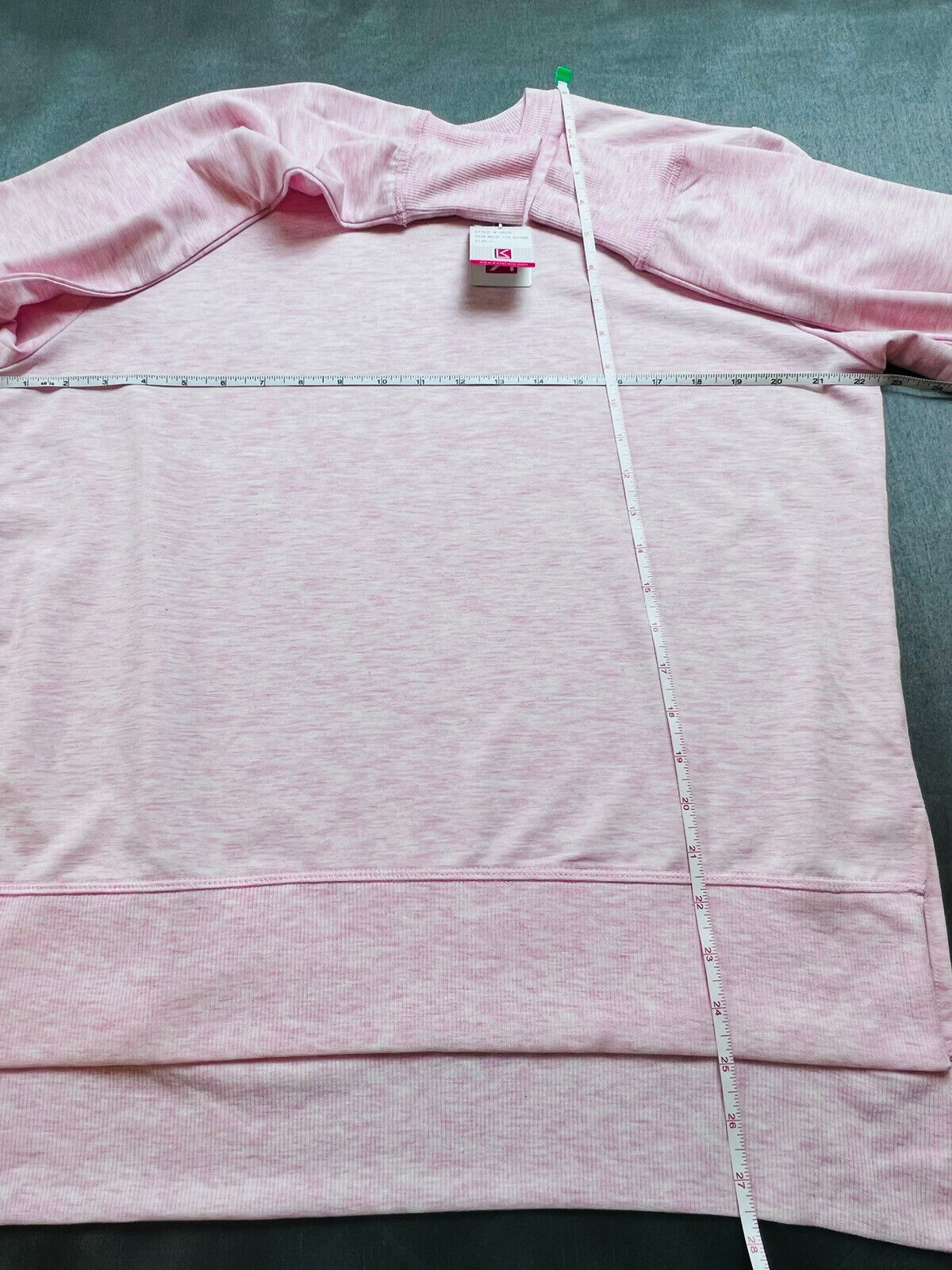 Kate Lord Golf Pink Long-Sleeve Shirt Sz L Sweatshirt