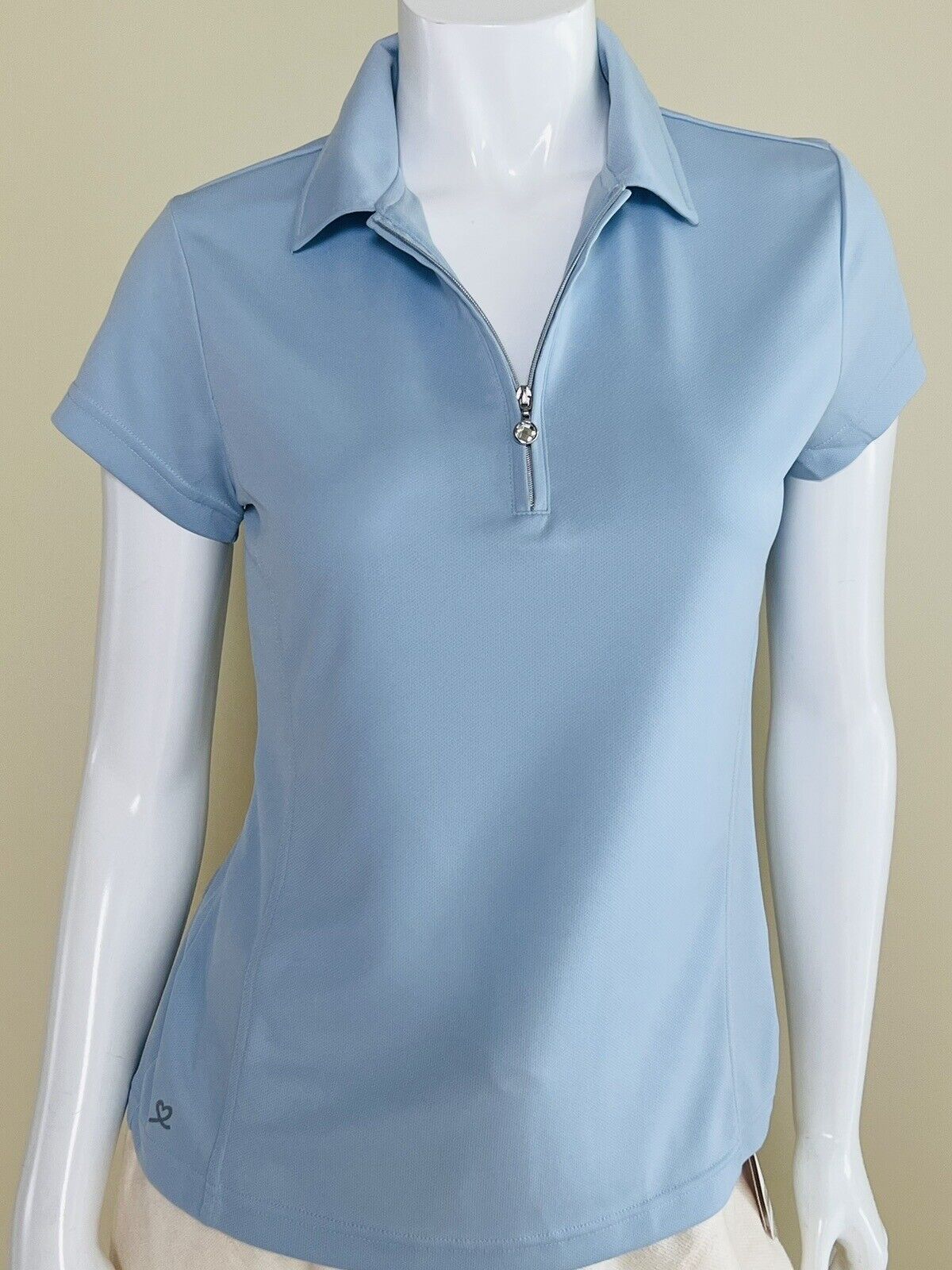 Daily Sports Women’s Top Golf Polo Shirt Blue Sz M (49)