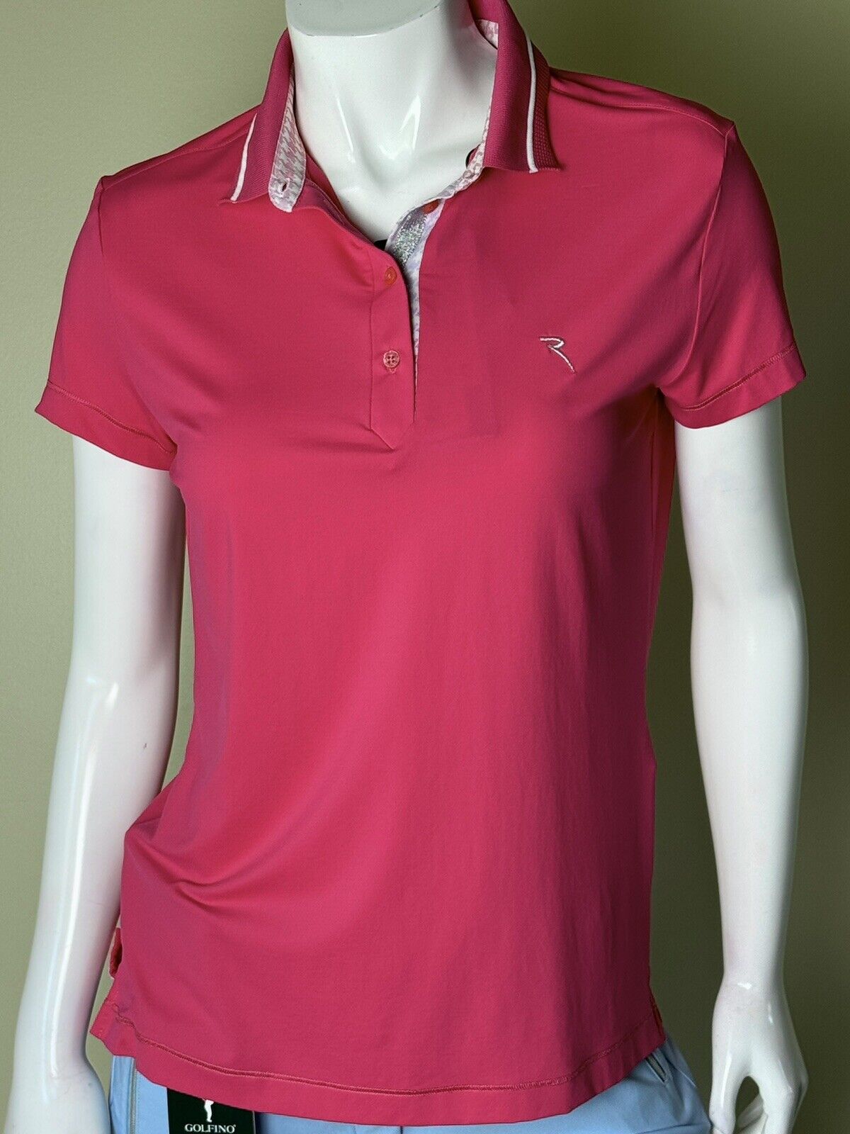 CHERVO Women’s Polo Golf Shirt Tennis Top SZ M/8   (61)