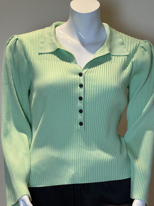 KARL LAGERFELD Women’s Knit Sweater Sz XL Green   (62)