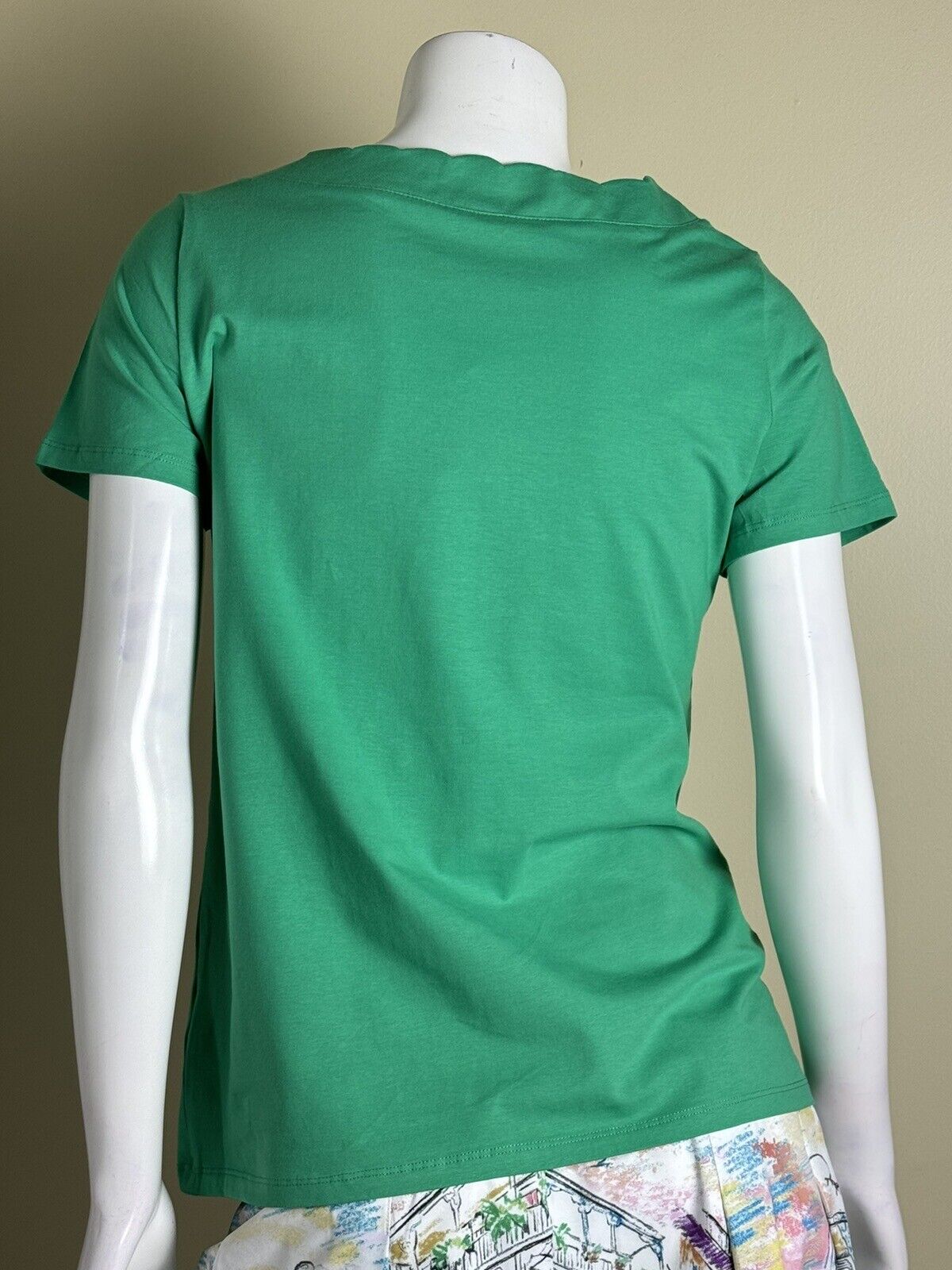 Anne Klein Sport Women’s Green Short Sleeve Top M