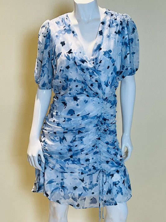 Chetta B Women’s Blue Floral Dress Size 12 (8)