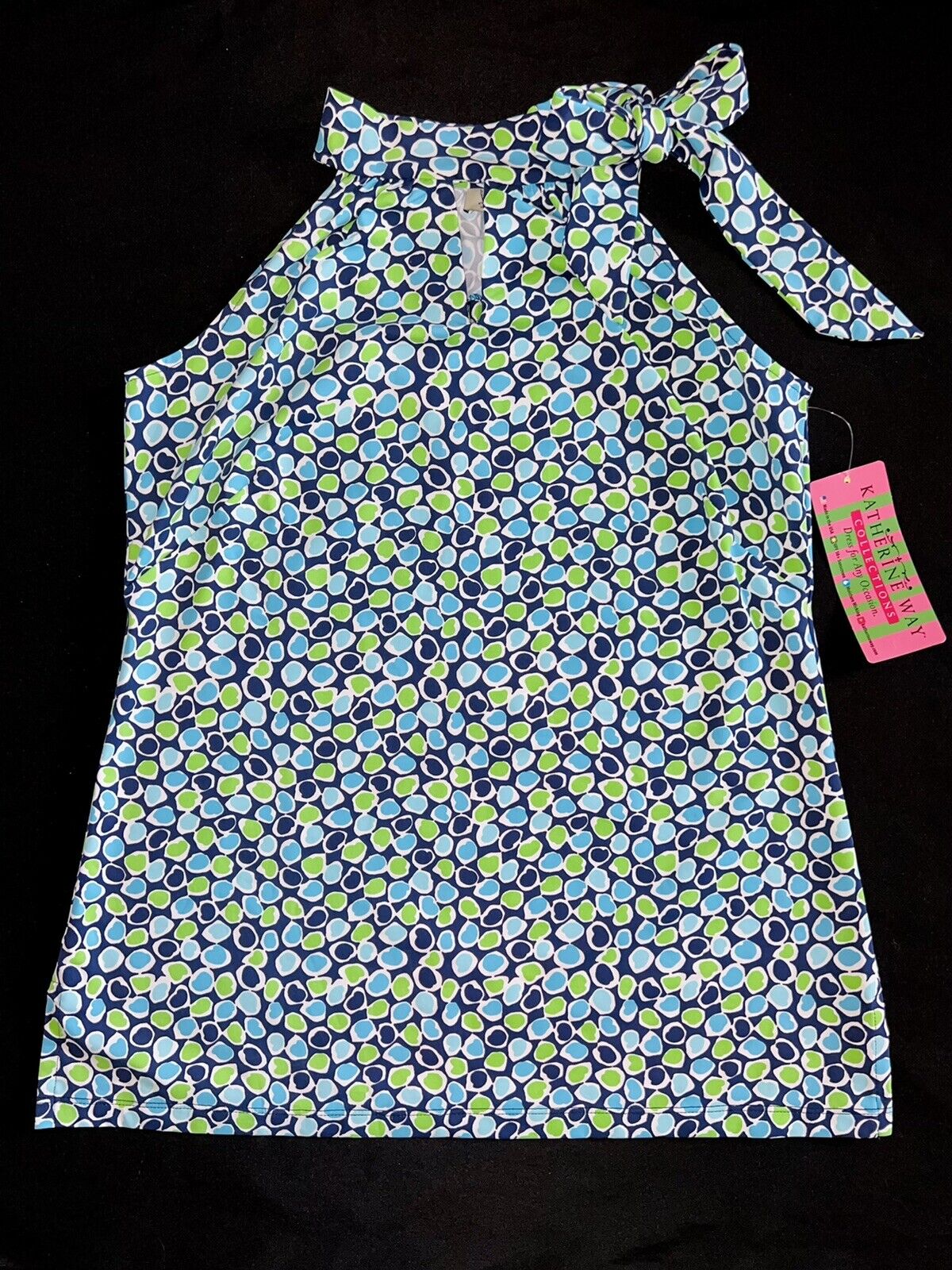 Katherine Way Women’s Multicolor Blouse Sz M $180 MSRP