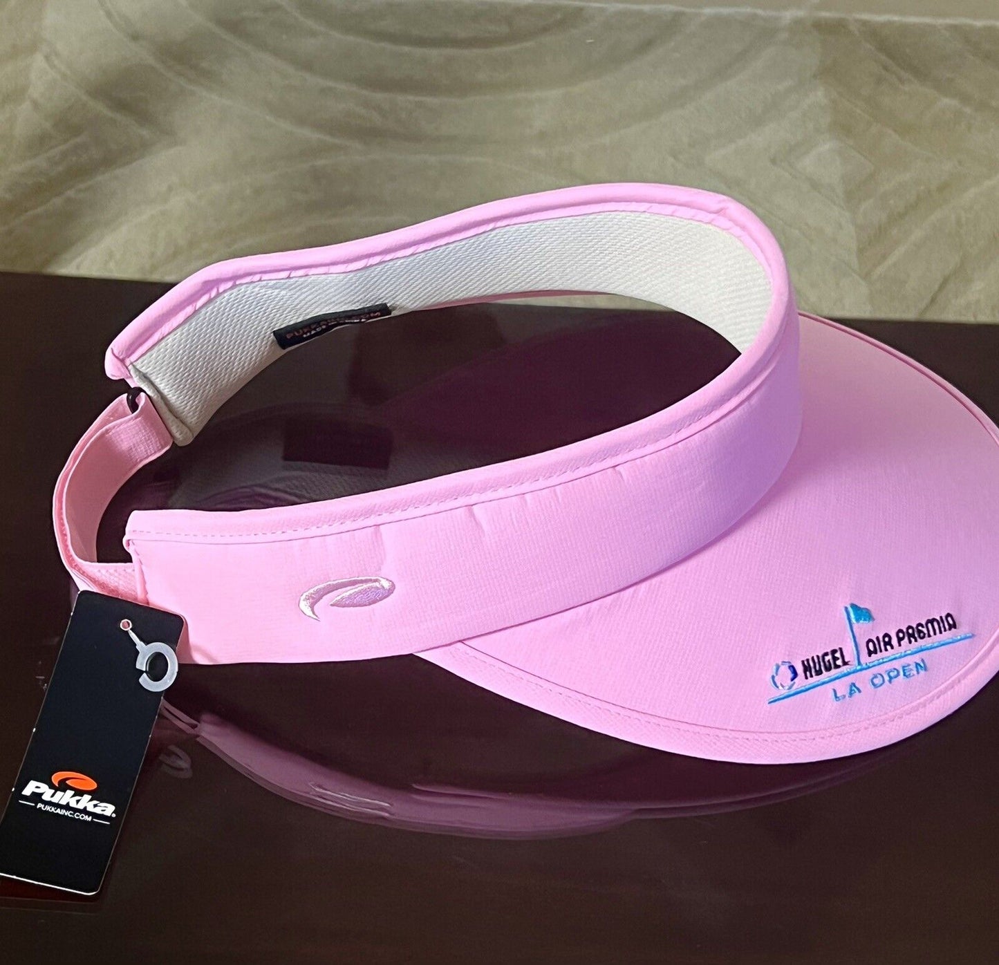 New Women's Pukka Pink UV Lite & Perforated Tech Golf Hat.