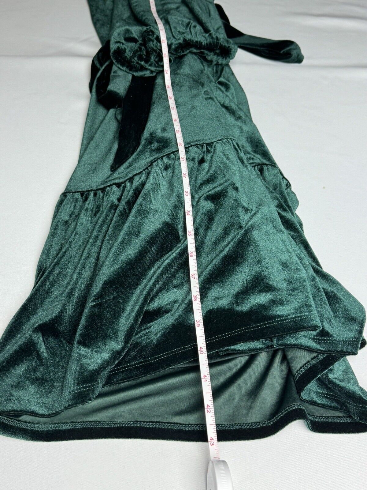 Draper James Rsvp Green Velvet Winter Dress Sz 1XL     (66)