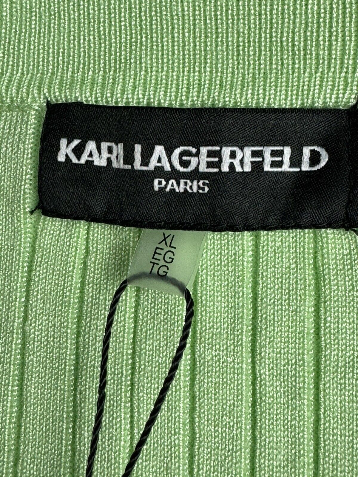 KARL LAGERFELD Women’s Knit Sweater Sz XL Green   (62)