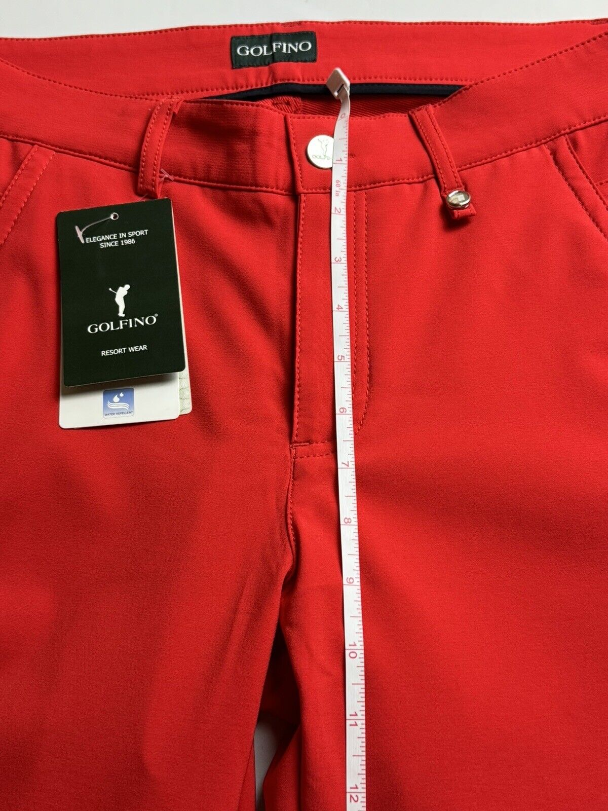 Golfino Women’s Red Size 8 Golf Pants (74)