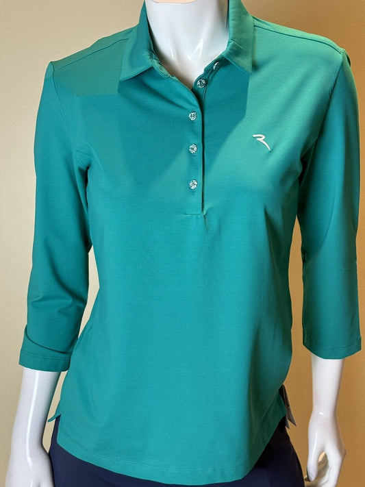 CHERVO Women’s Polo Golf Shirt Tennis Top SZ M/L