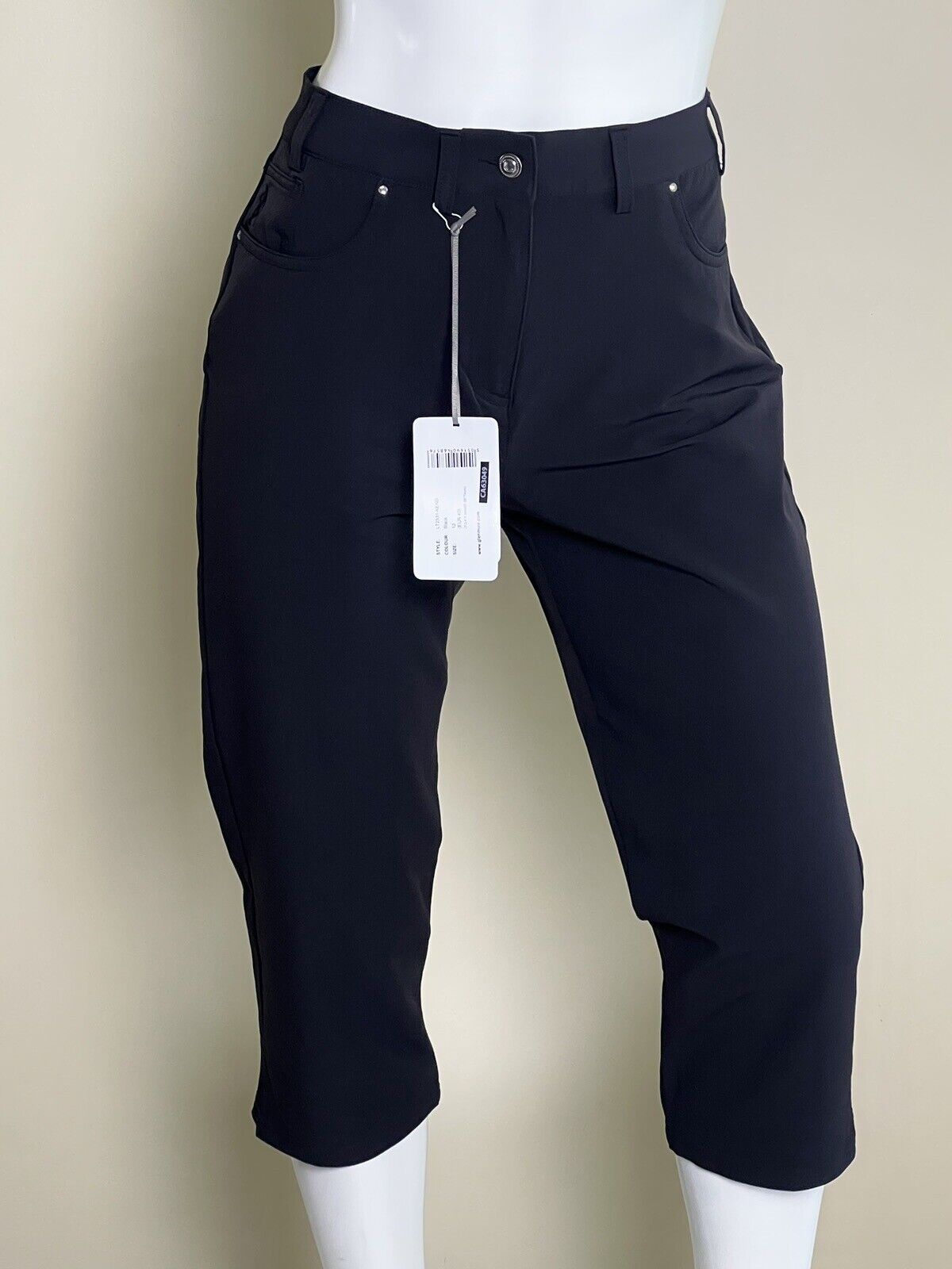 GlenMuir Women’s Golf Capris Pants Black Sz 12 (48)