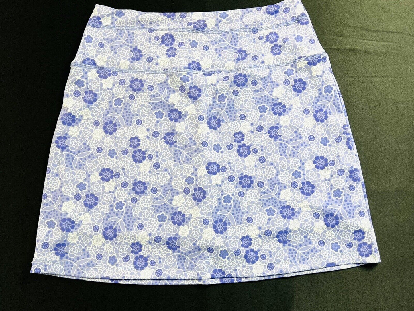 FUSION GOLF Women's Tennis Golf Skort Sz S Purple Floral Skirt Lavender