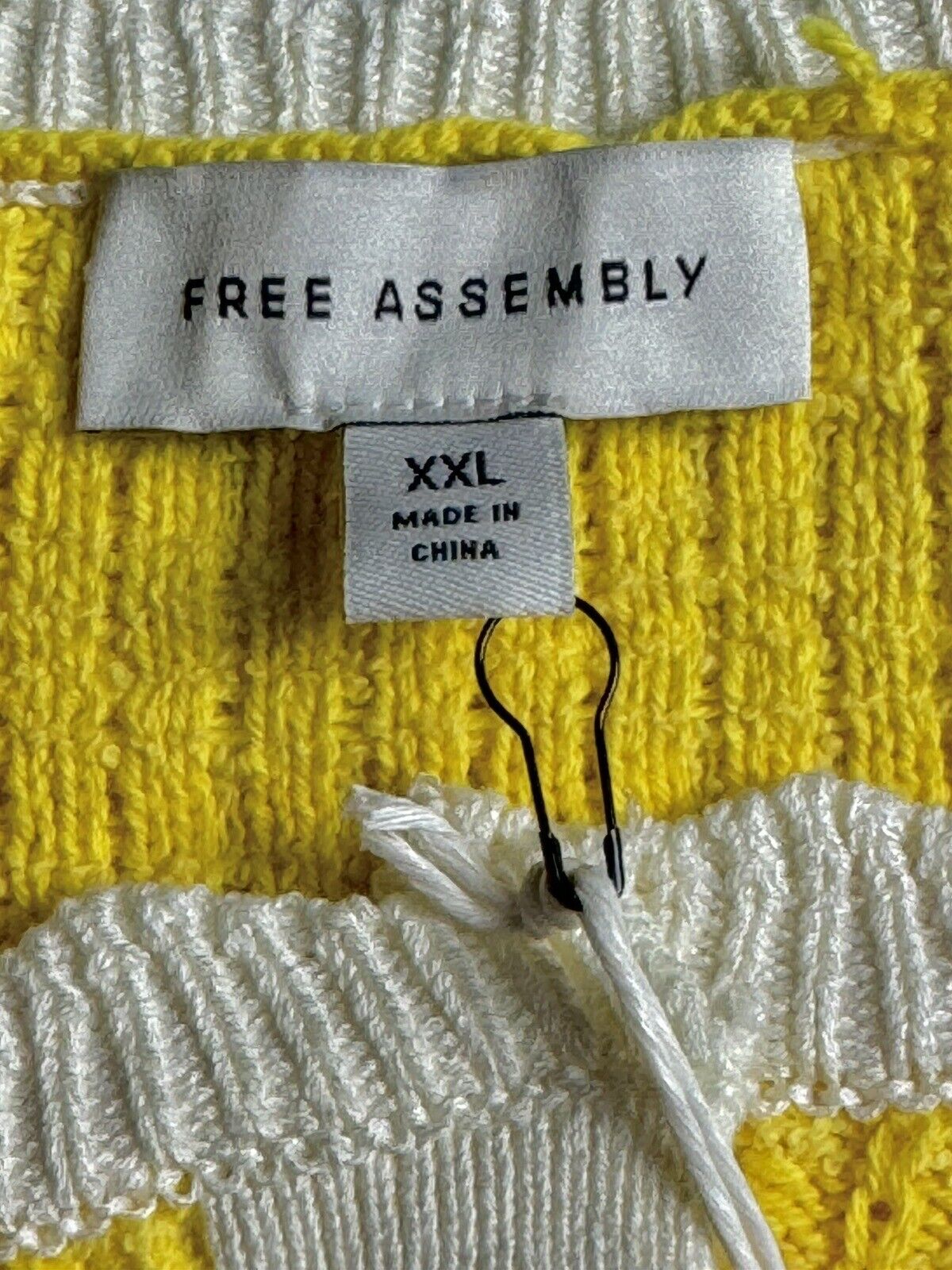 Free Assembly Women’s Tweed Yellow Dress Sz 2XL (66)