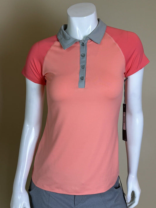 Lija Women's Golf Polo Shirt Sz S Top Short Sleeves.  (77)