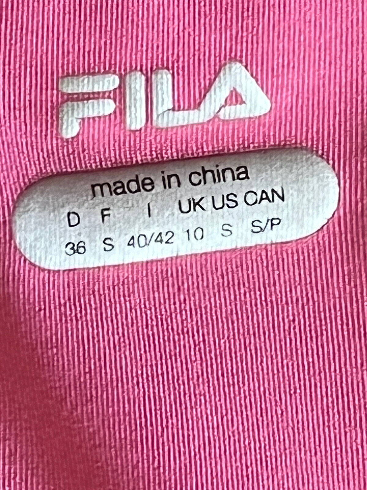 FILA Women's Golf Shirt Pink Sz S